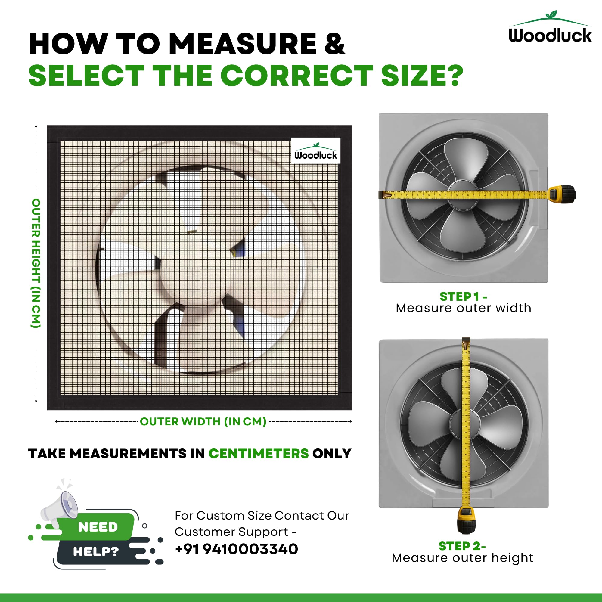 Woodluck Mosquito Net - Block Bugs & Dust -2