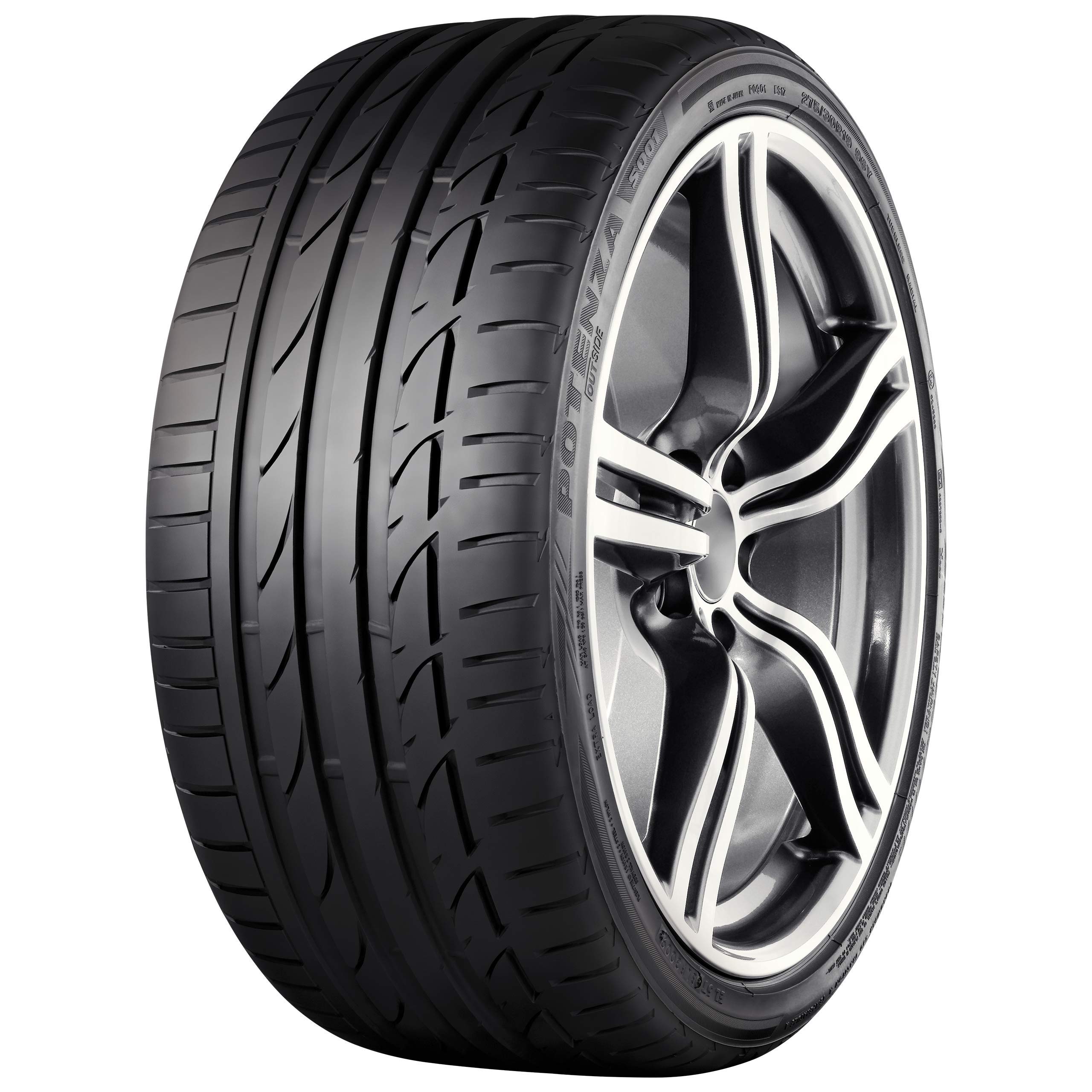 Bridgestone Potenza S001-285/35 R18 97Y Moextended - D/C/73 - Pneumatico Estivo (Per Autovetture)-image