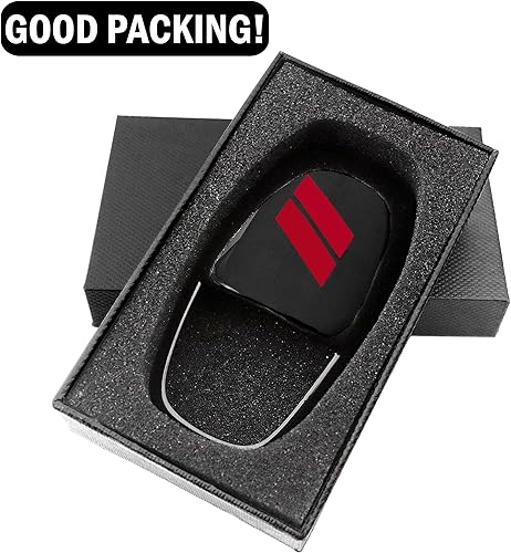 Vista 6 de SENSHINE - Cubierta para cabeza de perilla de cambio para accesorios Dodge Charger 2015-2023 Challenger 2015-2024 Durango 2016-2025 2026, inserto