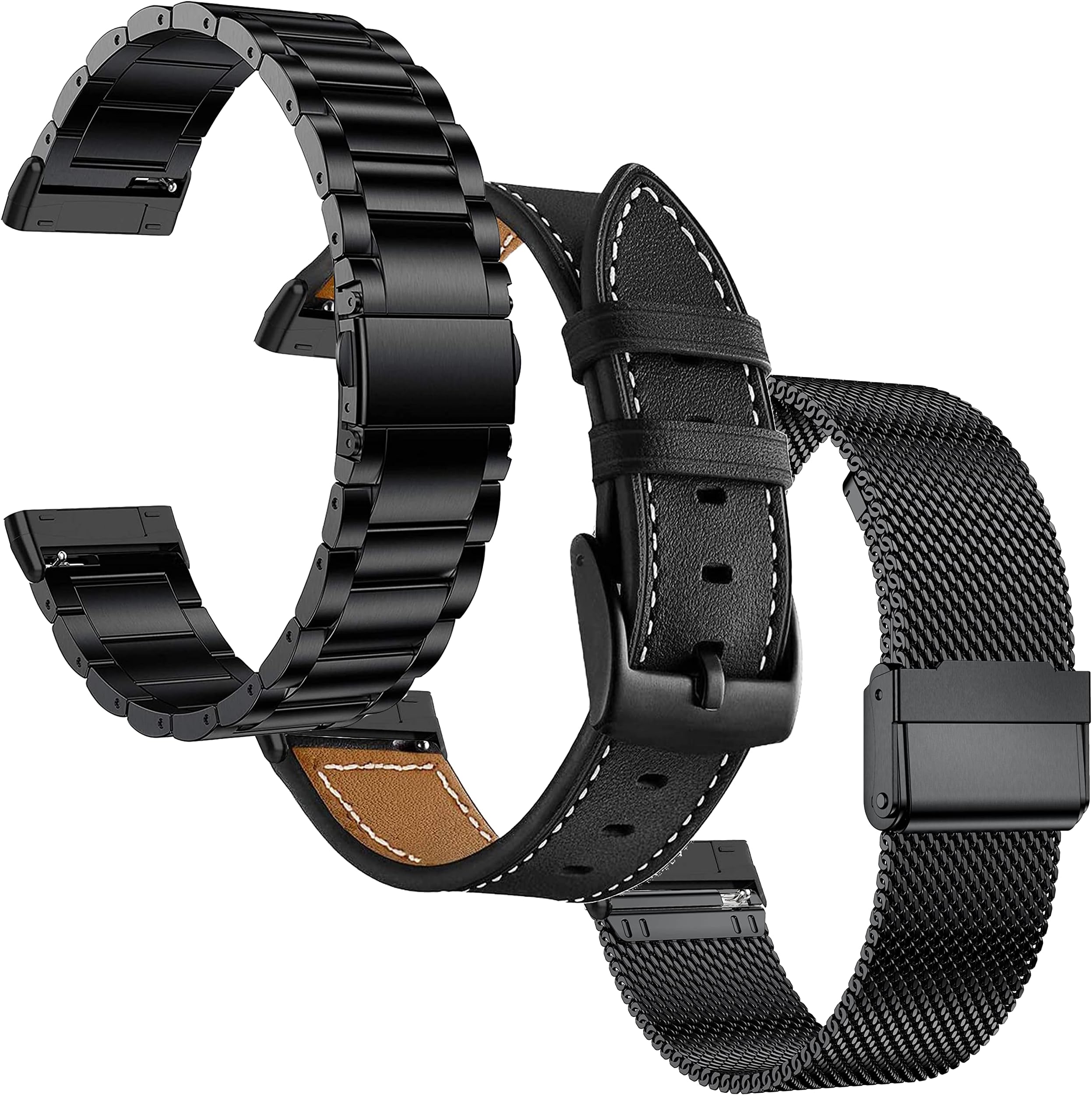 Mingdao Compatible With Fitbit Versa 1 2 / Versa Lite/Versa SE Stylish PU Leather Band Replacement Strap, LGBT MD3933