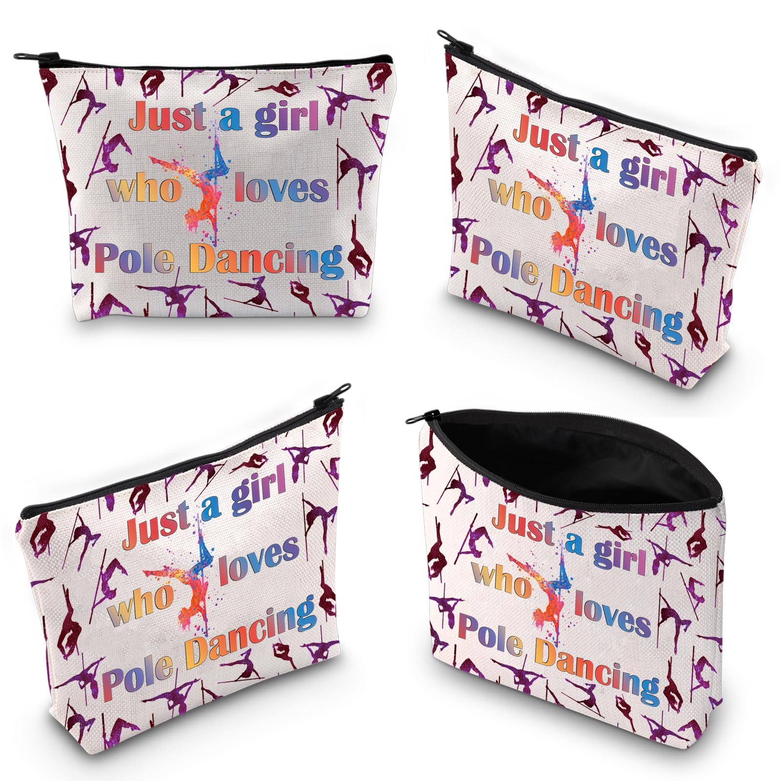 Pole Dancing Lover Gift Pole Dancing Teacher Gift Makeup Bag Loves Pole Dancing Cosmetic Zipper Pouch (Pole Dancing 2UK) - Image 3