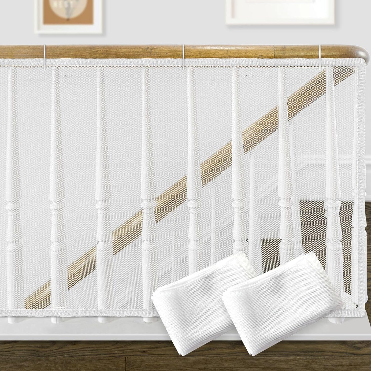 Barandilla de seguridad para bebés de 20 pies para interiores y exteriores, barandilla de seguridad para bebés, barandilla de barandilla, barandilla