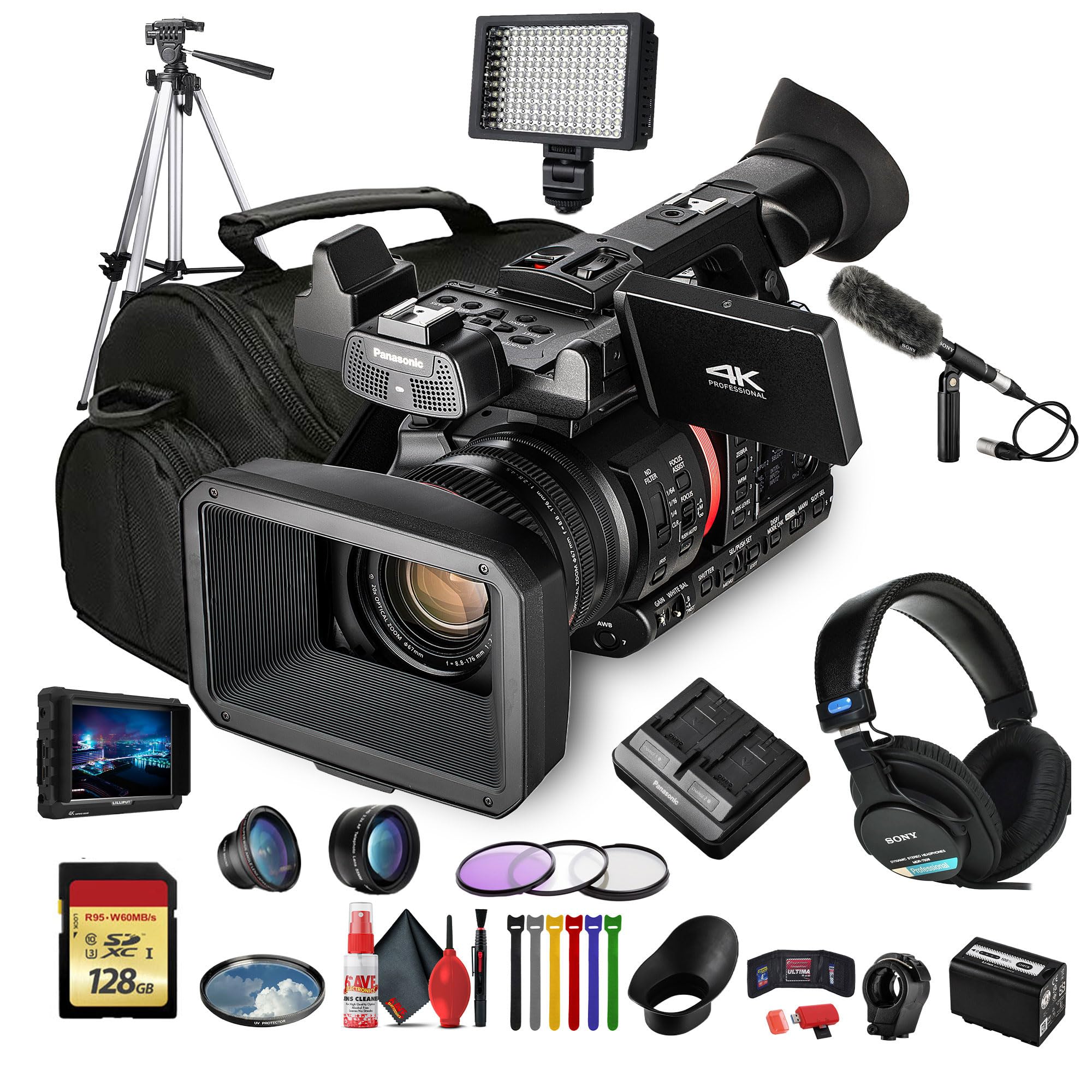 Amazon.com : Panasonic AG-CX350 4K UHD Professional Handheld