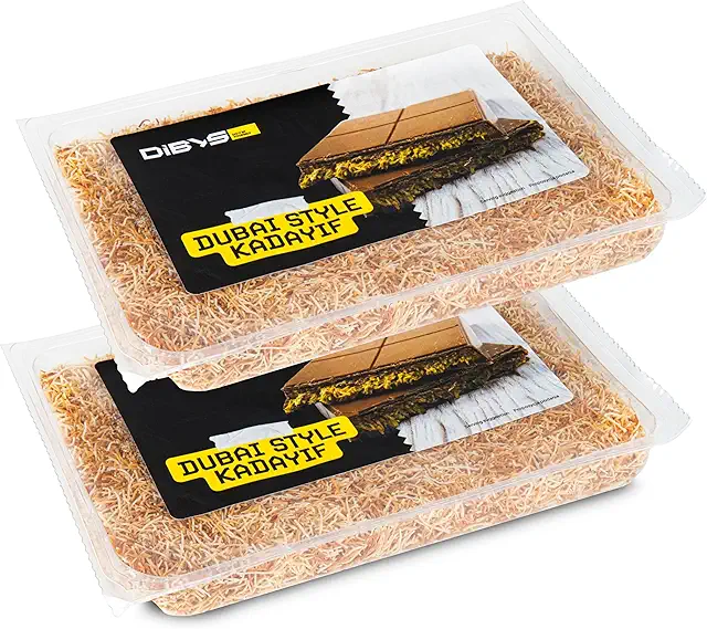 Kadaif Cheveux d'Ange Frit 2x200g - Prêt à l'Emploi pour Baklava et Desserts