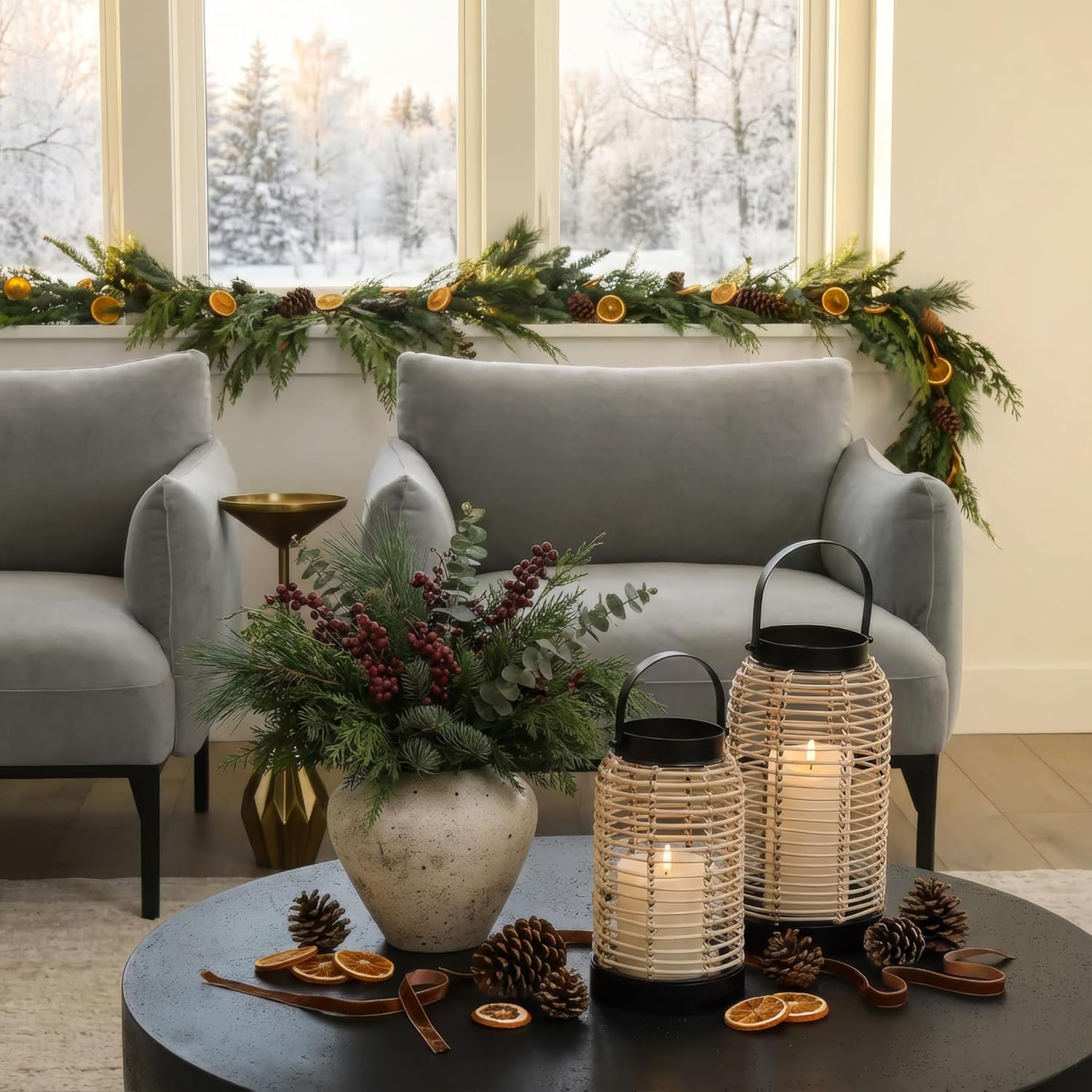 Illuminate Your Space: Discover the Charm of Natural Rattan Boho Lanterns!