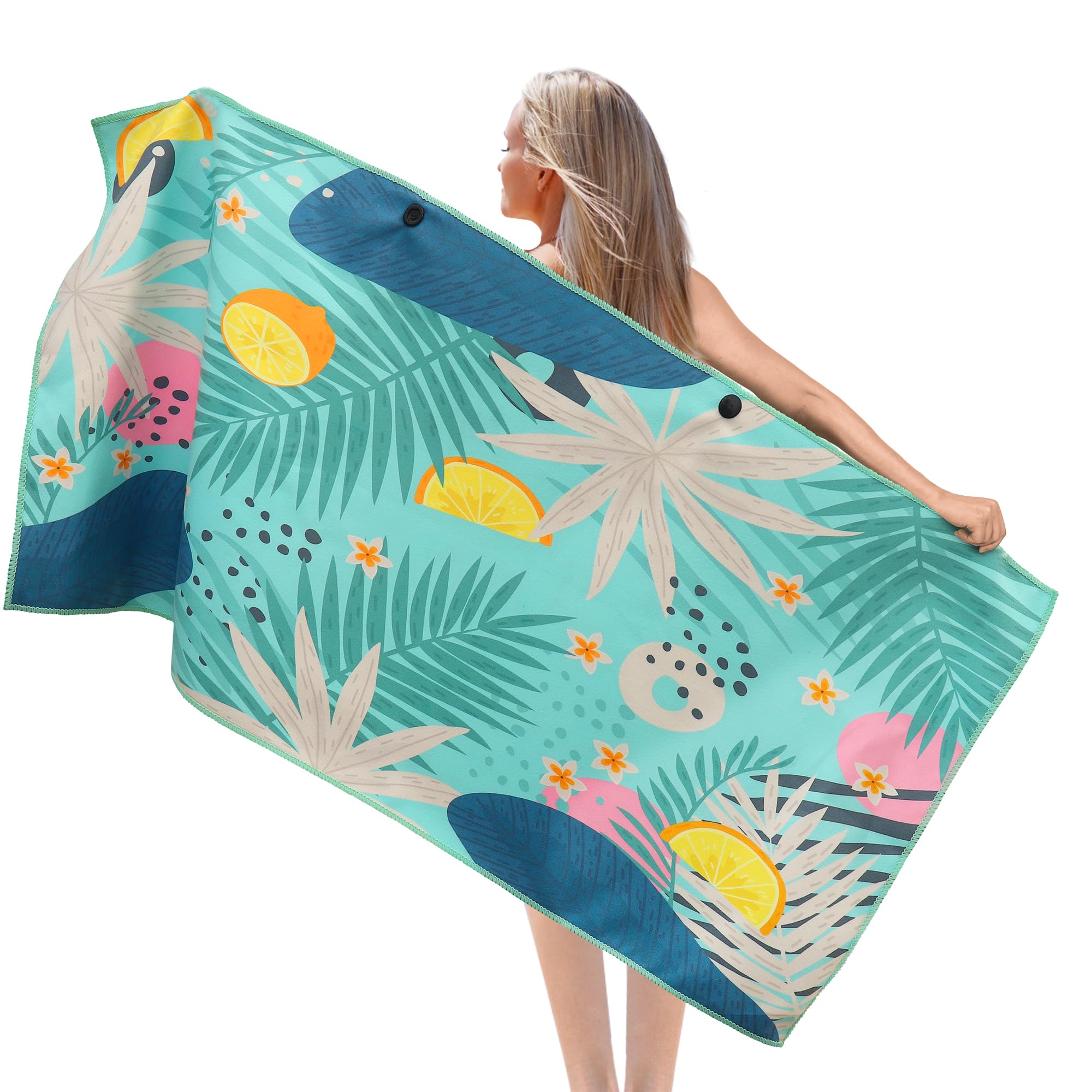 Pameil Saunatuch 90x180cm, Badehandtuch aus Hochwertiger Baumwolle, Saunahandtuch Groß Kompakt und Schnelltrocknend, Sauna für Strand, Camping, Schwimmen, Badezimmer,Outdoor-Reisen