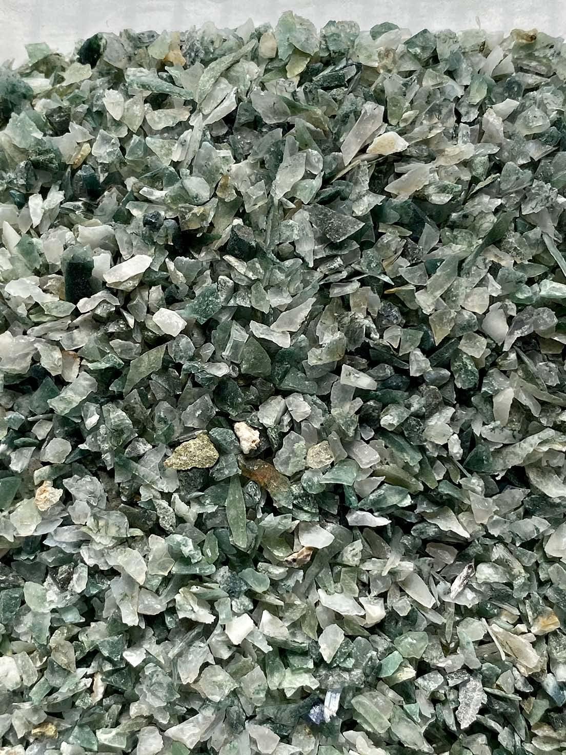 Green Moss Agate - Just Above 2mm - no Powder - 100% Green Moss Agate Life+Love! New Creations! ja2(1 Pound)