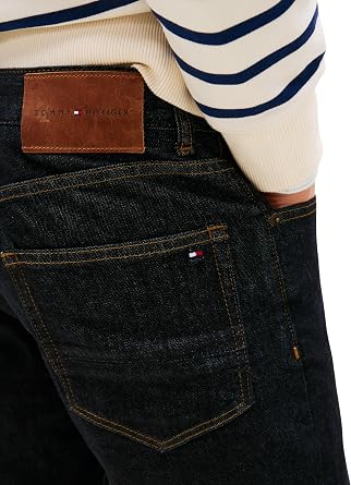 Tommy Hilfiger Men's Jeans Straight Denton Mid Rise
