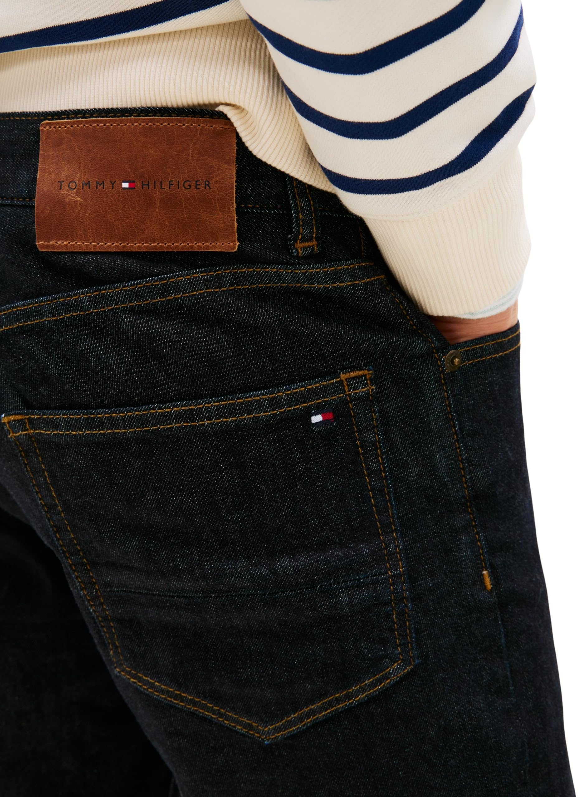 Tommy Hilfiger Vaqueros Hombre Straight Denton Talle Medio