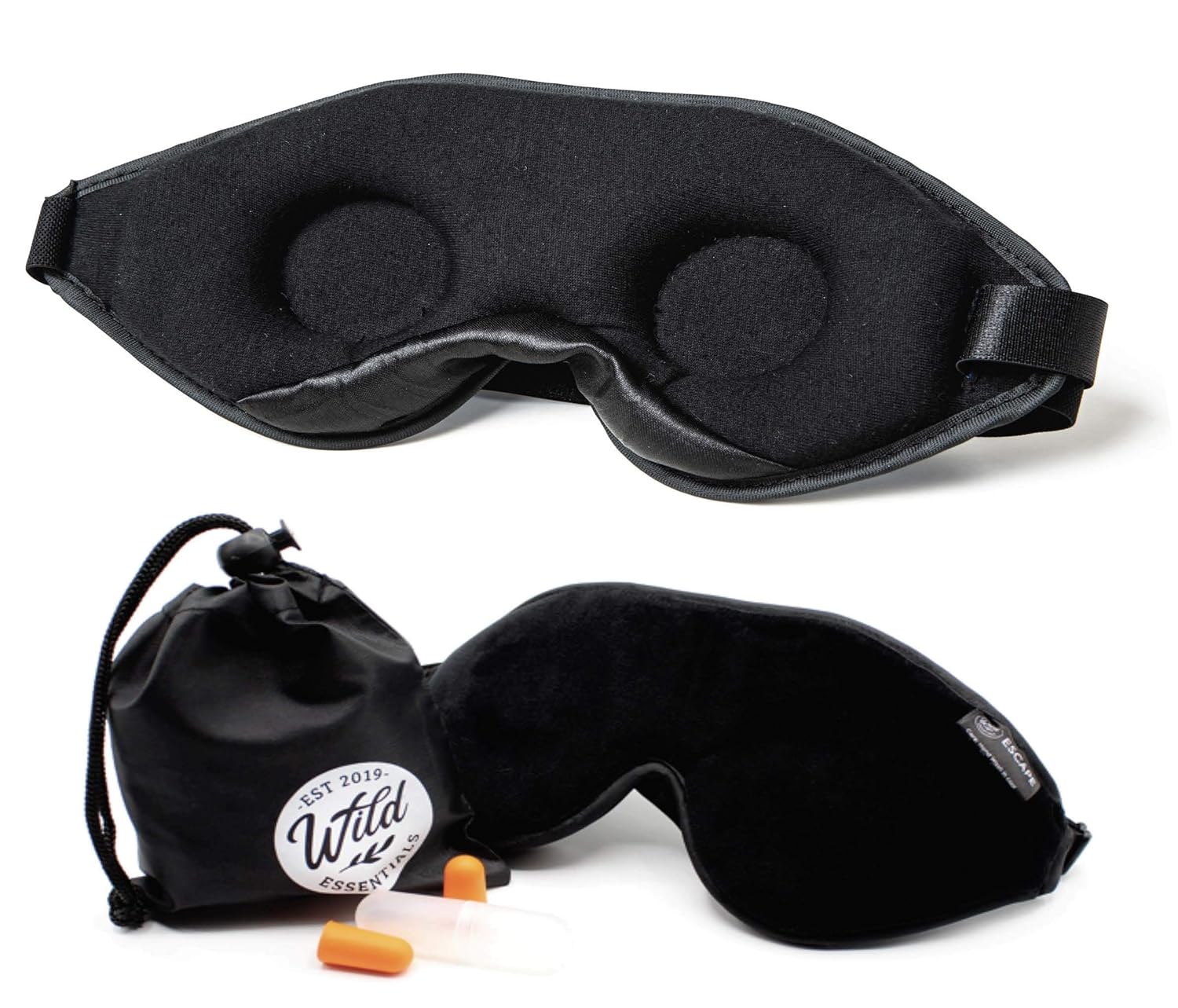 Dream Essentials® Escape Luxury Plush 3D Sleep Mask Kit