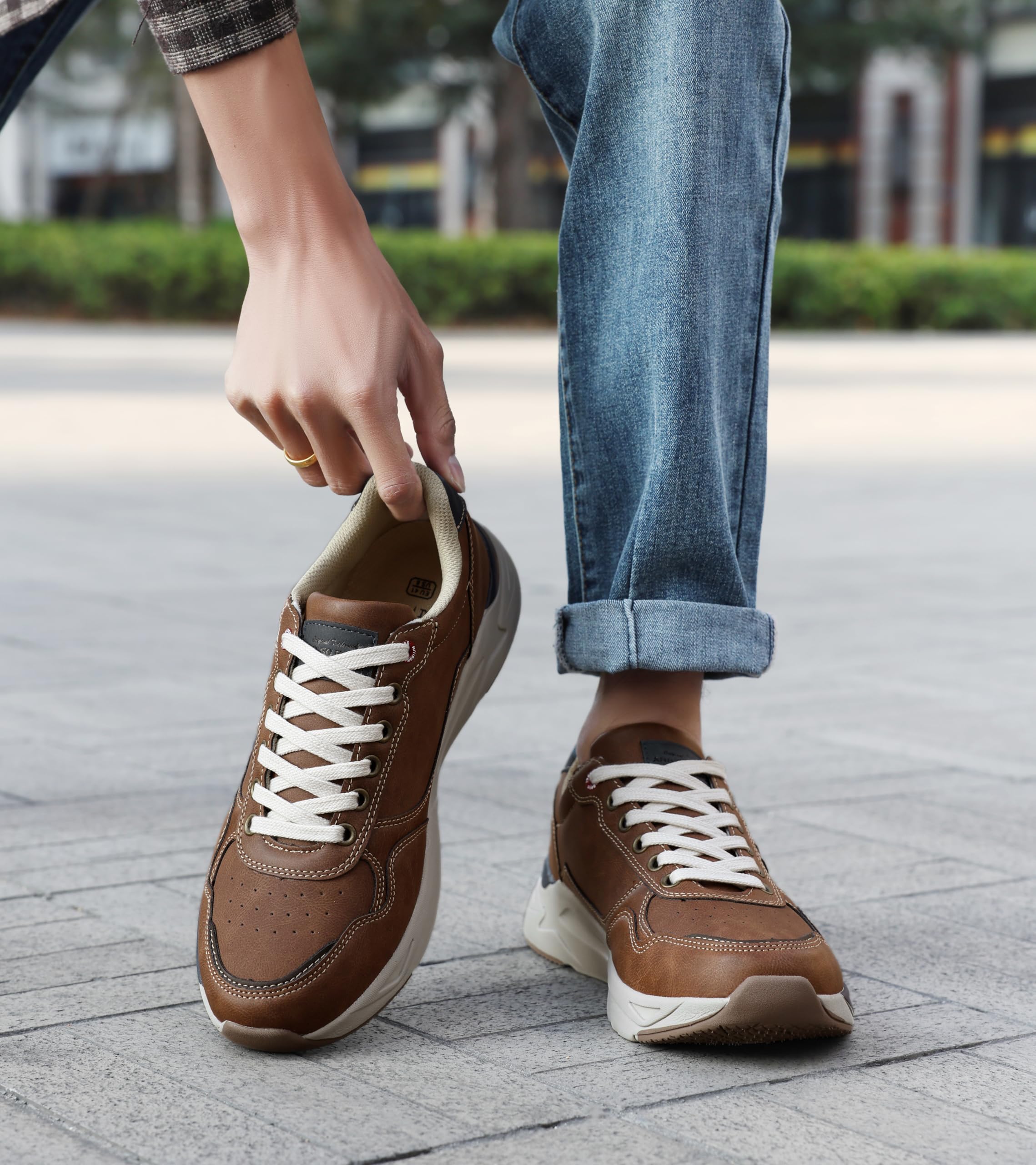 ARRIGO BELLO Sneakers Hombre Calzado para Deportivos Zapatillas Ligeros Moda Entrenadores Transpirable Zapatos para Caminar Tamaño 41-46