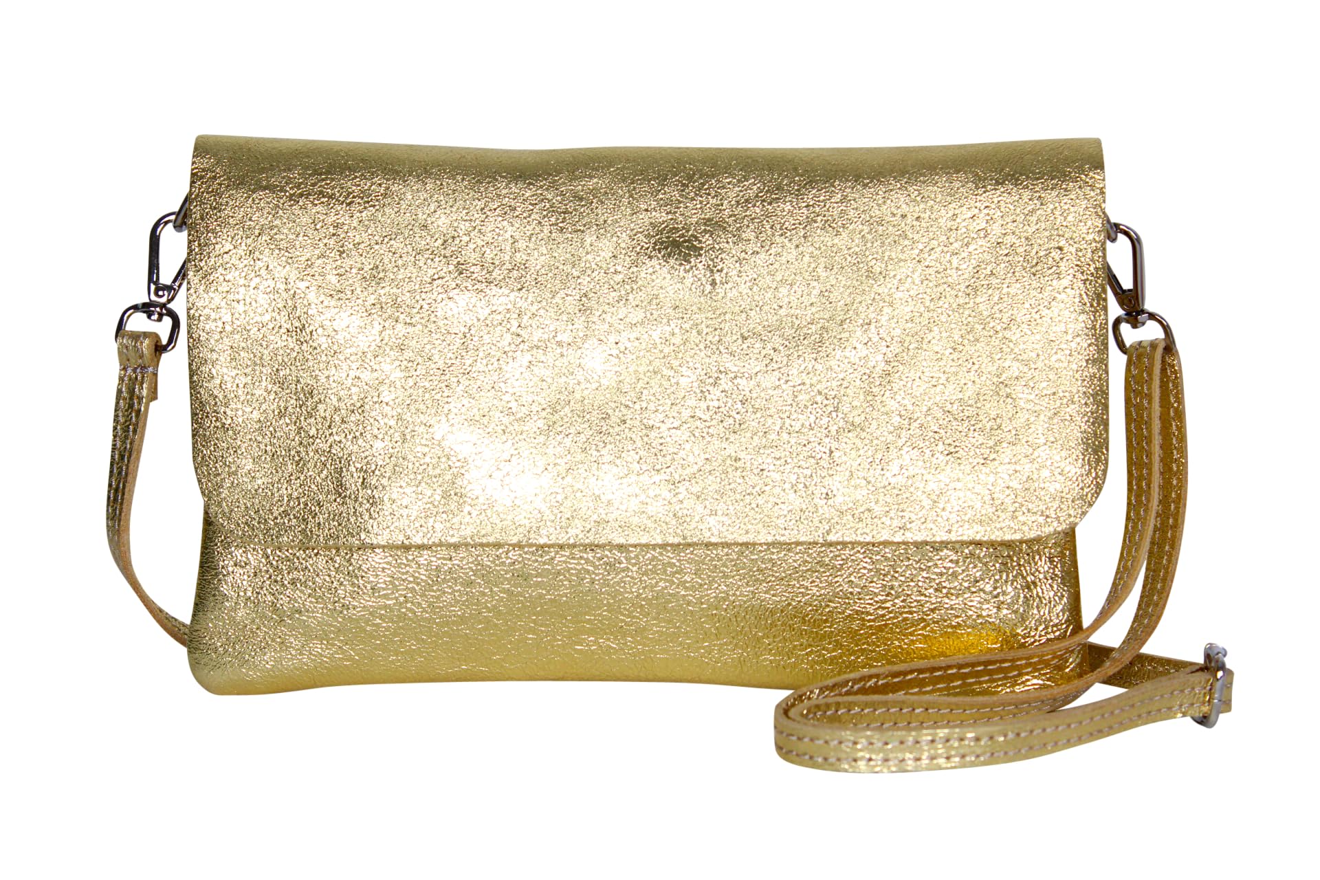 AMBRA Moda GLX11 Sac à bandoulière pochette pour femme en cuir véritable. Convient pour téléphones portables jusqu'à 7"