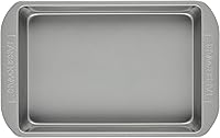 Vista 11 de Farberware Bandeja antiadherente para hornear con tapa, molde antiadherente para pasteles con tapa, rectangular, 9 x 13 pulgadas, color gris