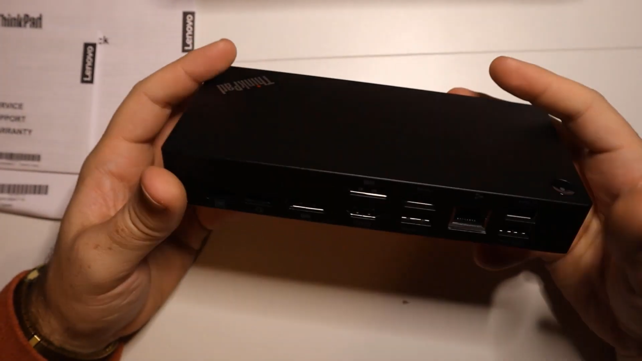 Watch Lenovo ThinkPad Universal USB-C Dock on Amazon Live
