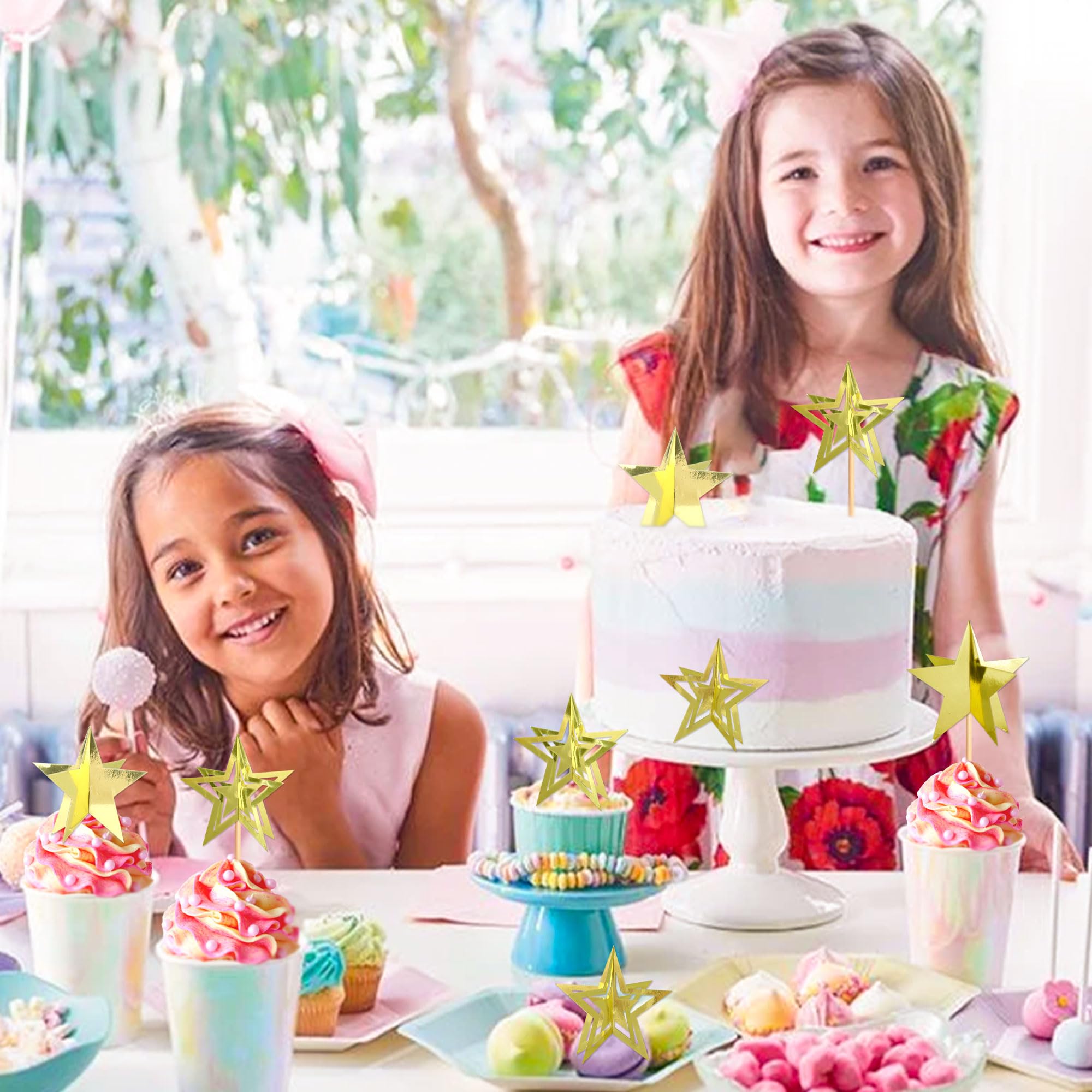 Adornos Despedida Soltera Boda Adornos Diamante Para Cupcakes - 36 Unidades Brillantes Para Bodas Y Fiestas Decoración Postres Azul