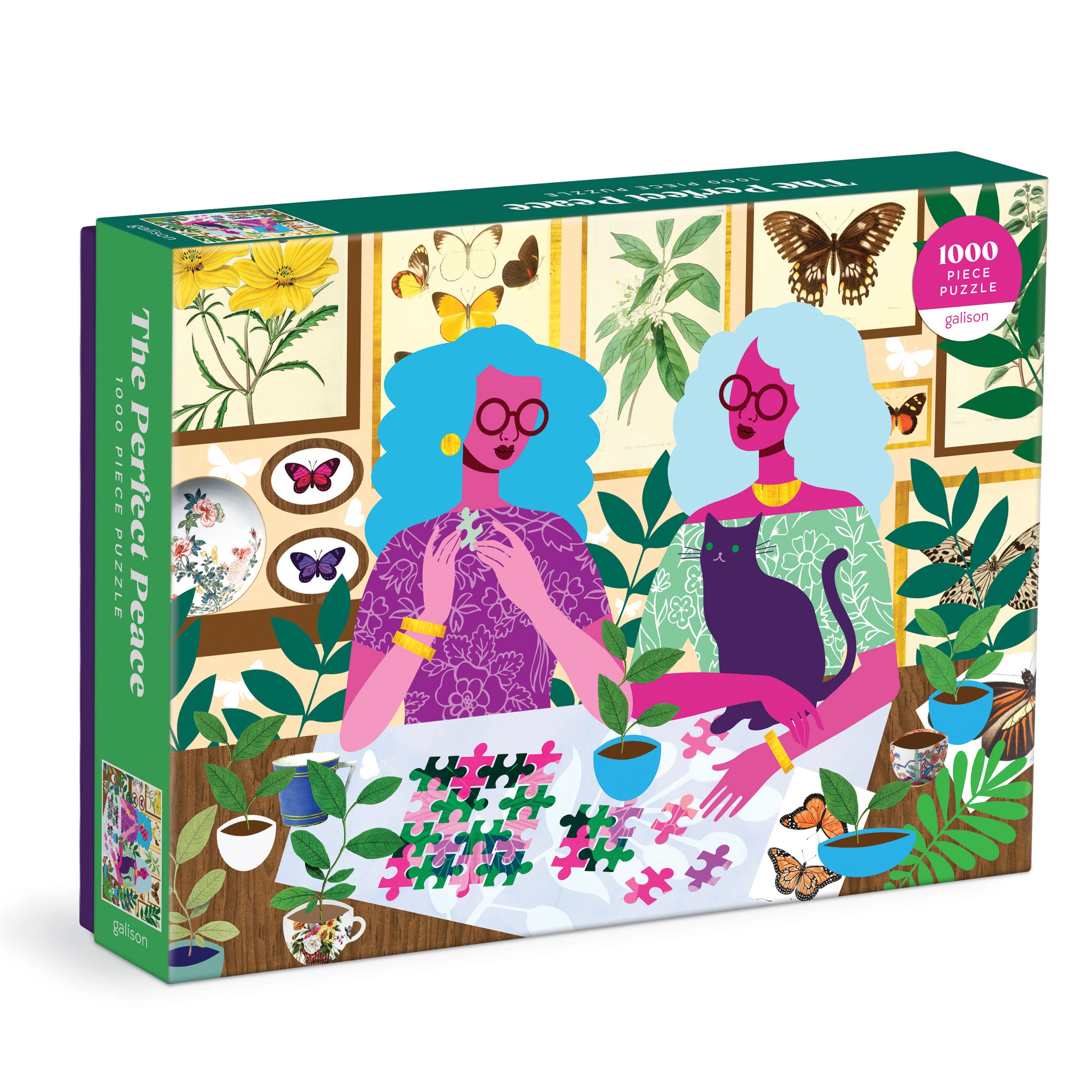 Galison 9780735375710 The Perfect Peace Jigsaw Puzzle, Multicoloured, 1000 pieces