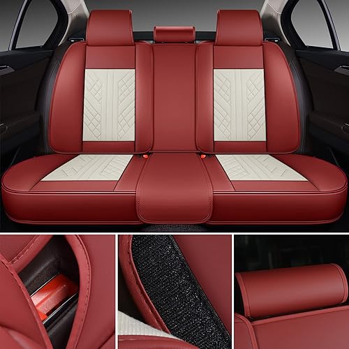 Miniatura 112 de GXT Bench Seat Cover, Premium Faux Leather Bench Seat Covers for Trucks - Universal Fit for Most Sedans SUV Pick-up Truck, Durable for Long Lasting