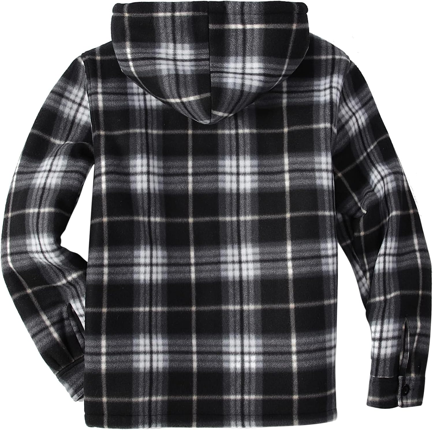 SCODI Men’s Flannel Shirt Jacket Fleece Sherpa...