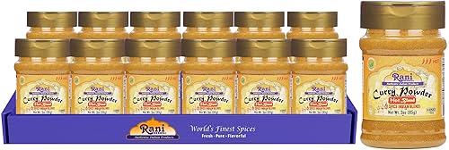 Miniatura 16 de Pasta de curry Rani CALIENTE (pasta de especias) tarro de vidrio de 10.5 onzas (10.58 oz) ~ Sin colores Totalmente natural Sin OMG Kosher