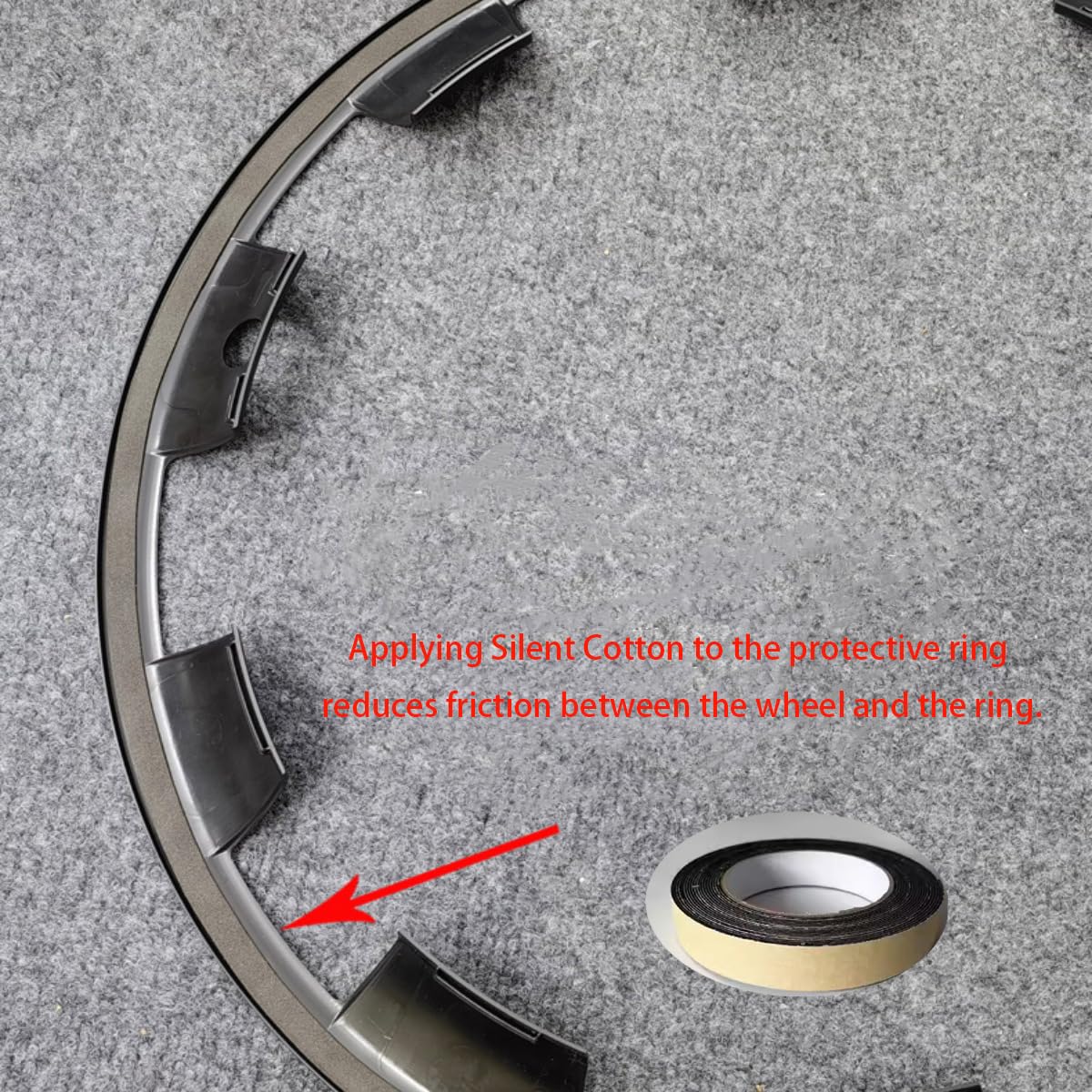 Eruseay Lot De 4 Enjoliveurs De 50,8 Cm Pour Tesla Model Y Juniper 2026 Refresh ABS 2025, Accessoires De Protection De Jante, Noir