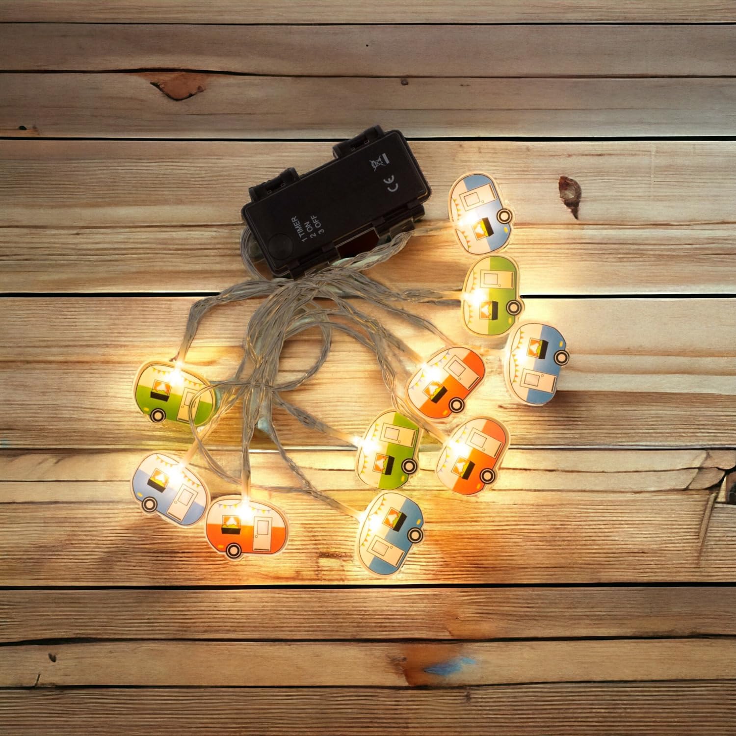 Out of the blue Lichterkette Camping Deko Wohnwagen Camper Stimmungslicht mit 10 LED-Elementen Beleuchtung