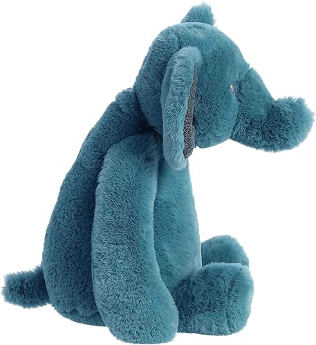 Miniatura 3 de Aurora® Adorable animal de peluche Hugeez™ Elephant™ - Juguete suave y tierno - Compañero reconfortante - Azul 13 pulgadas