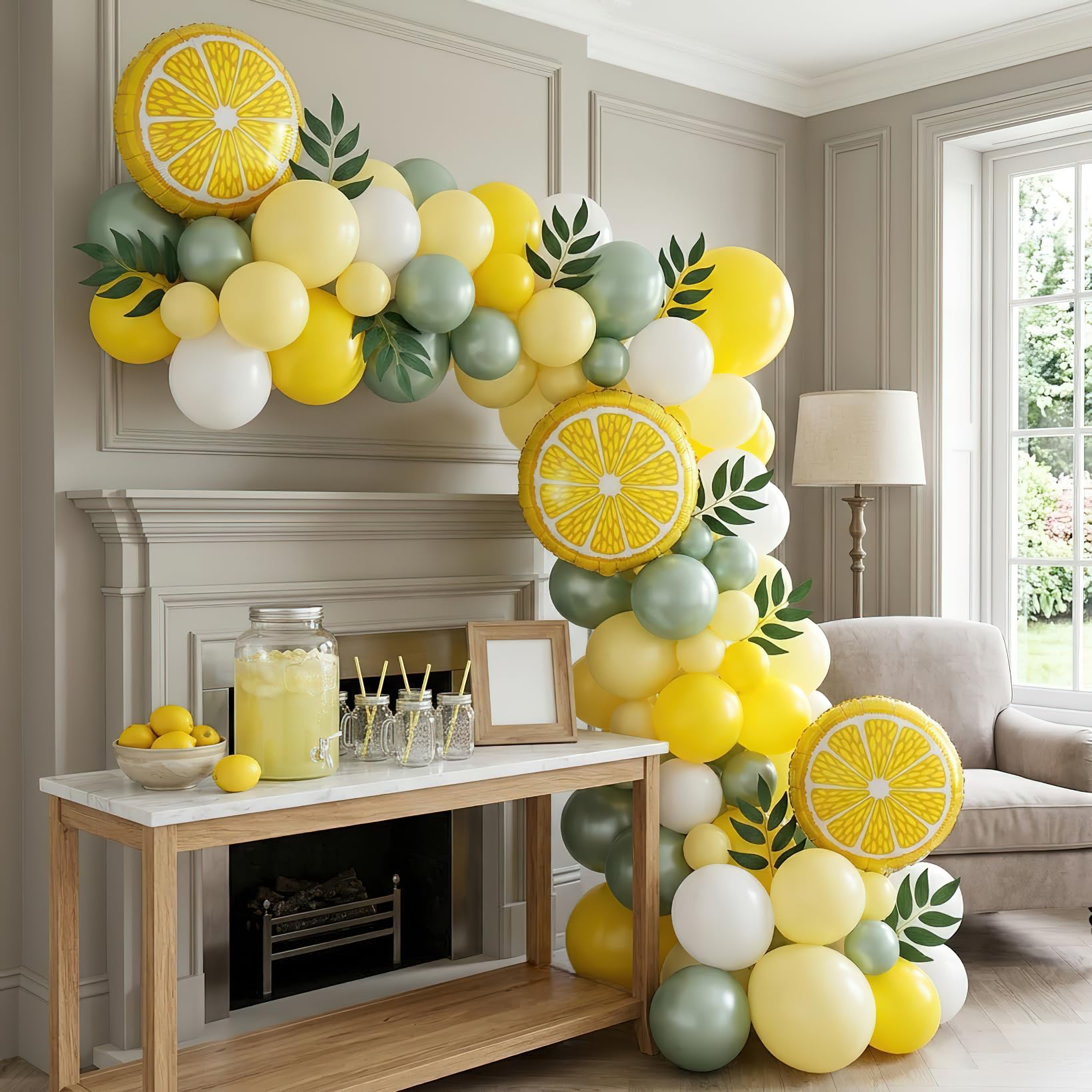 Lemon Baby Shower Decorations Lemonade party main squeeze bridal