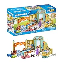 PLAYMOBIL | My Life | Casa dei Cuccioli, Set di Figurine Animali | Giocattolo per Bambini dai 4 anni | 71743, Casa dei cuccioli