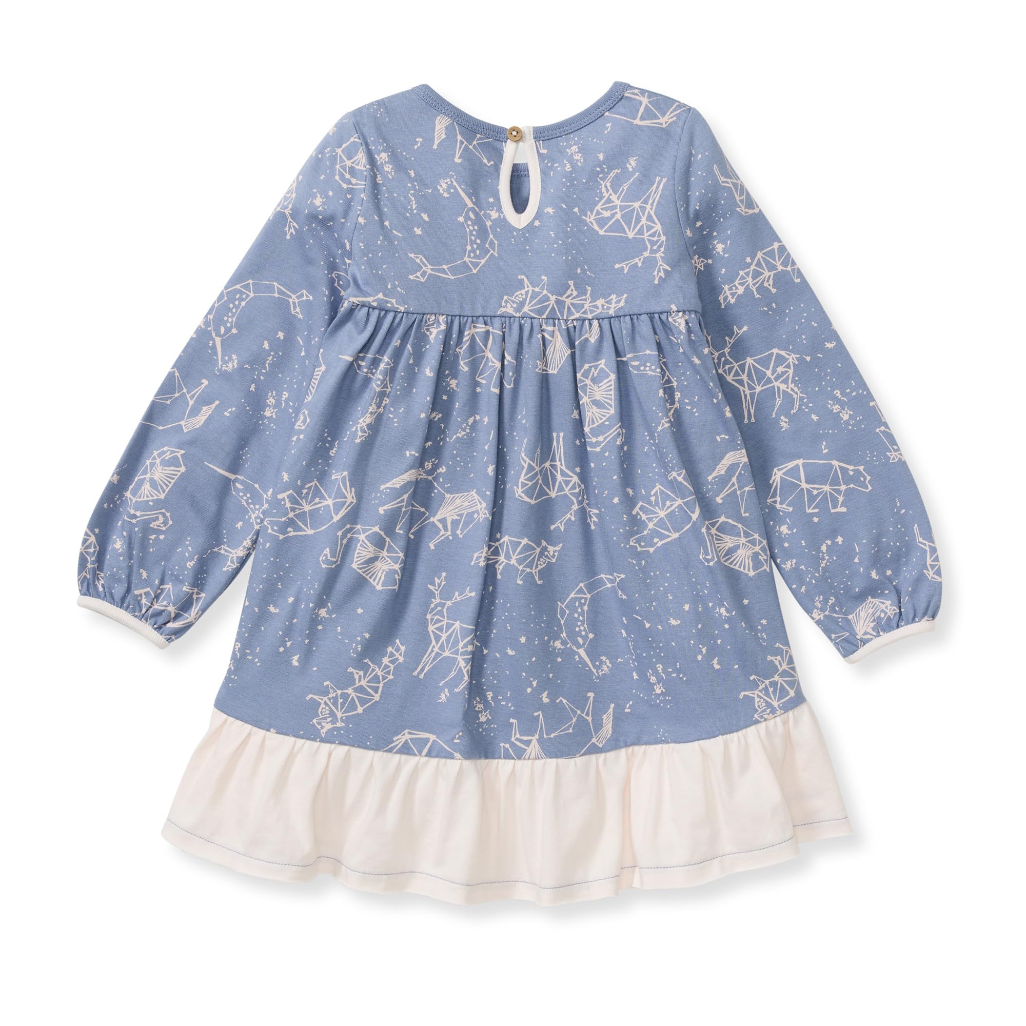 Burt's Bees Baby Conjunto de vestido y bragas para niñas pequeñas, manga corta y larga, 100% algodón orgánico