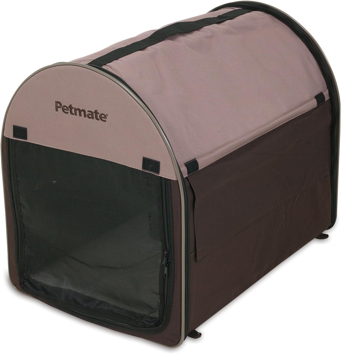 Pet Mate Portable Pet Home, Large, taupe/coffee