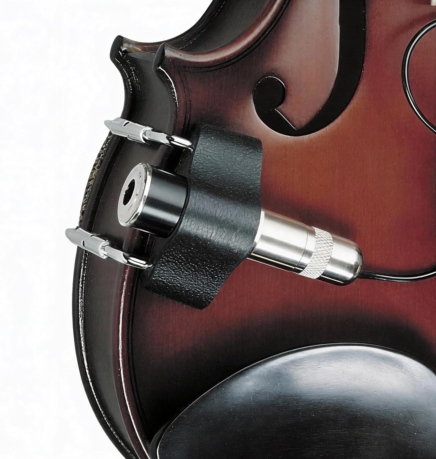 Fishman V-200 Classic Series Professional Violin Pickup Bundle with 10 Ft Gearlux Instrument/Guitar Cable and Austin Bazaar Polishing Cloth