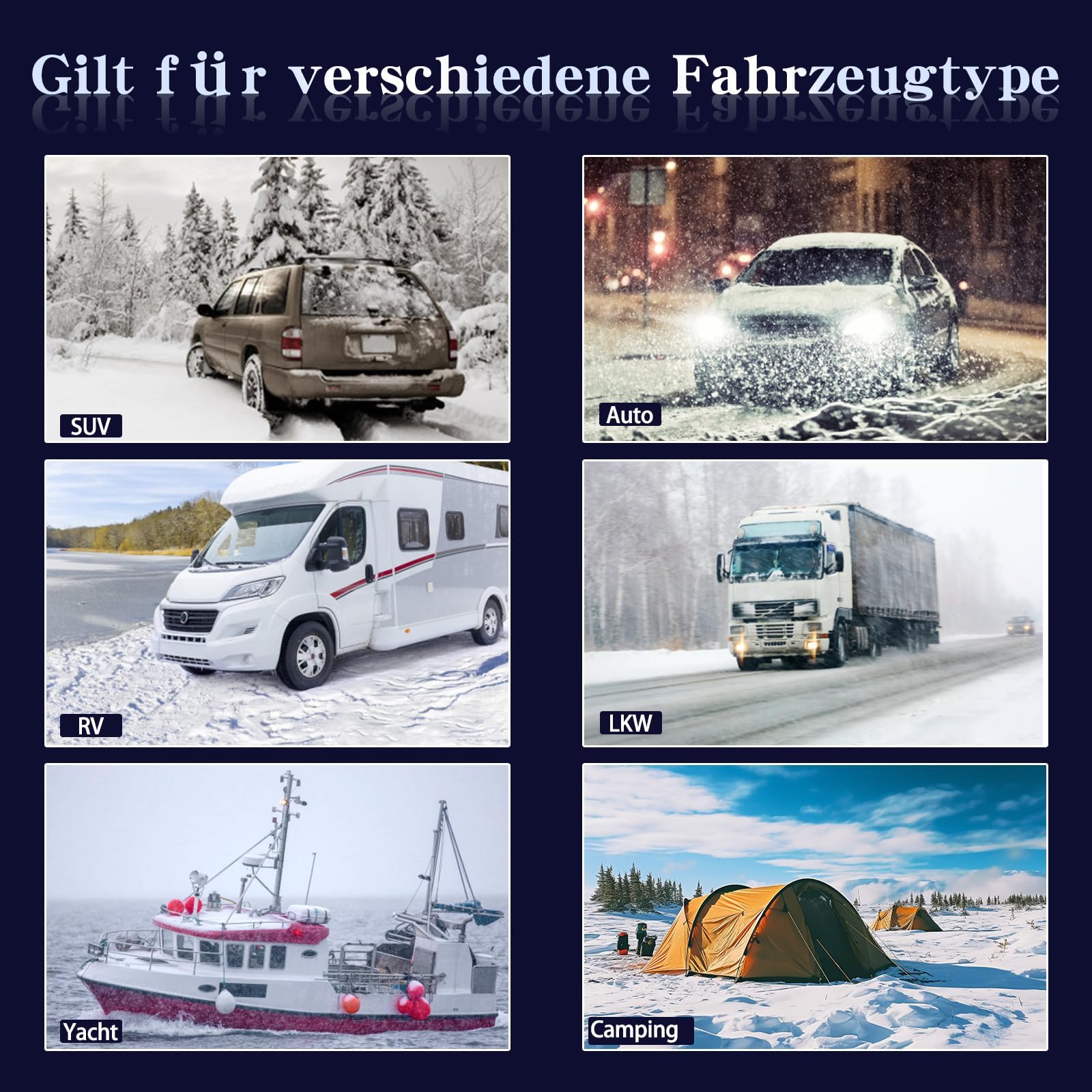 8KW All-in-One Standhezung Diesel Luft Dieselheizung Energieeffizient, 12V Diesel Lufterhitzer, Leise mit Fernschalldämpfer und LCD Anzeige, Standheizung für Auto RV Boote LKW Wohnmobil Bus