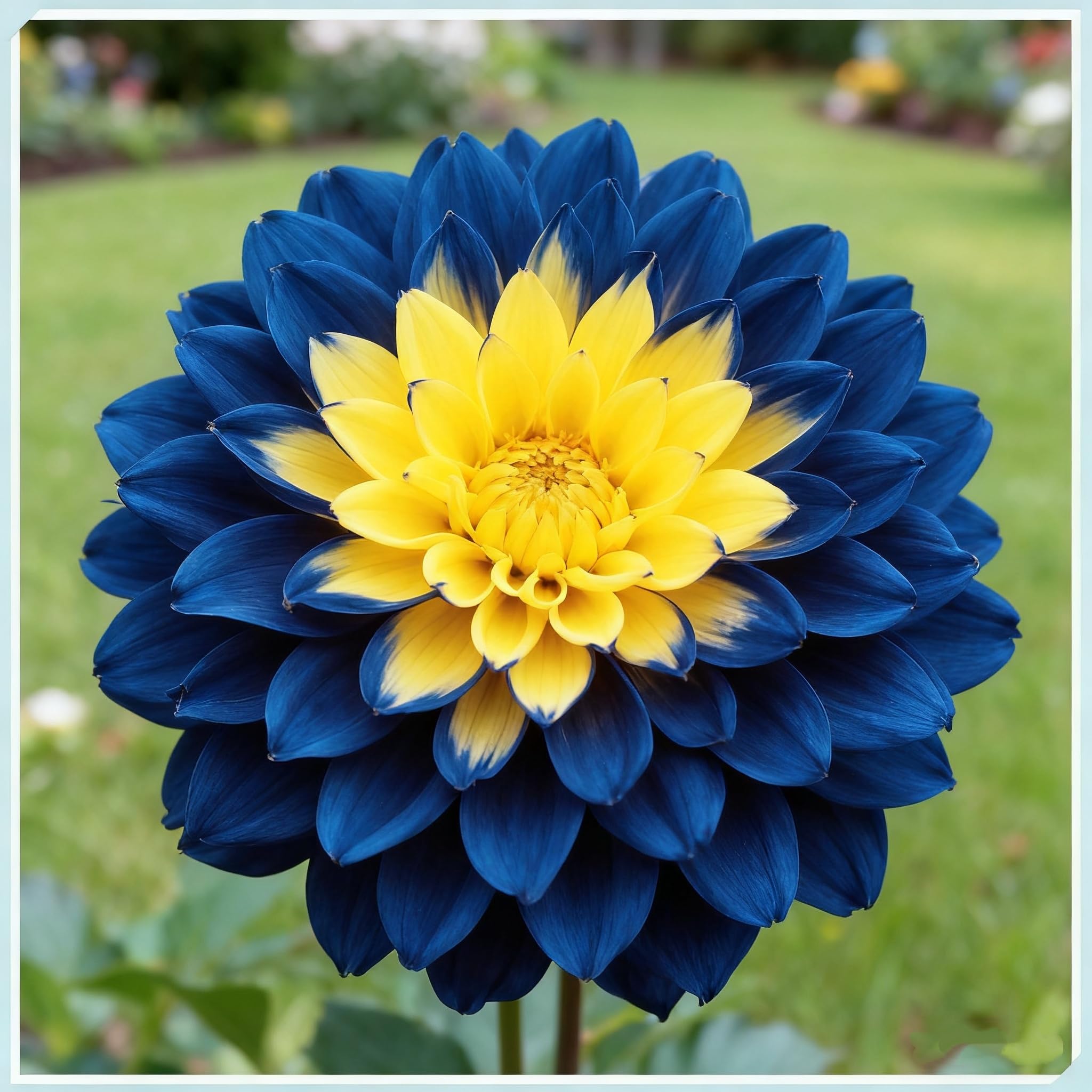 Magnificent Dahlia Bulbs, Perennial Dahlia Tubers UK, Strong Plants that Grow Well, Mix Golden Jade Carving Feels Perfect-8 Bulbs-E