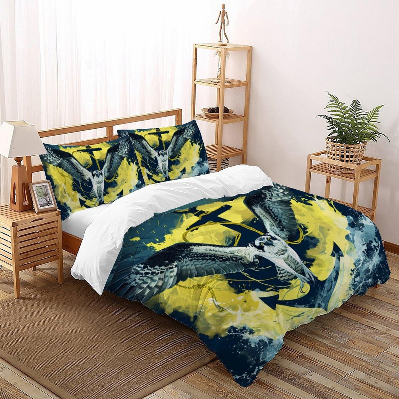 Housse de couette enfant 3 pièces Falcon 220x240cm avec taies d'oreiller