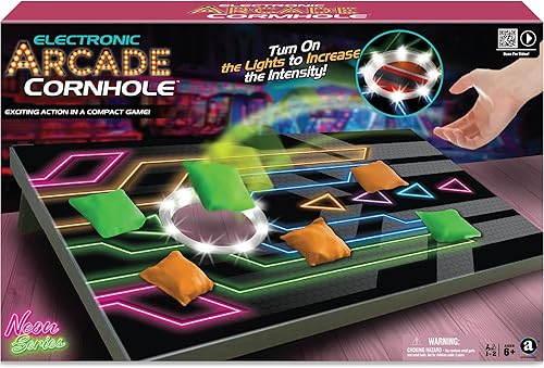 Miniatura 3 de Merchant Ambassador Juegos Electronic Arcade Cornhole (Serie Neón)