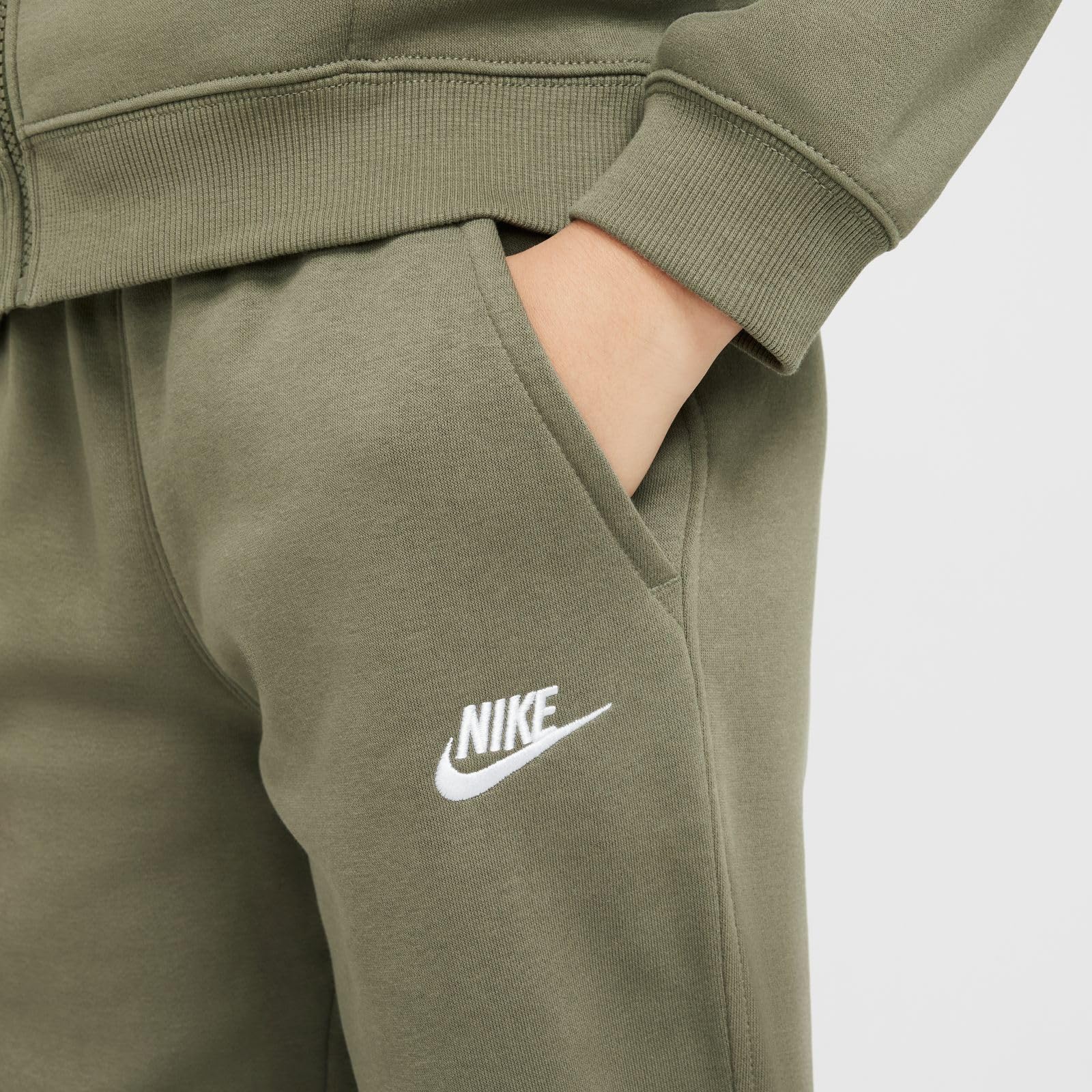 NIKE Tuta In Pile Nike Sportswear Club Per Bambini Più Grandi Tuta sportiva Unisex - Bambini e ragazzi (Pacco da 1)