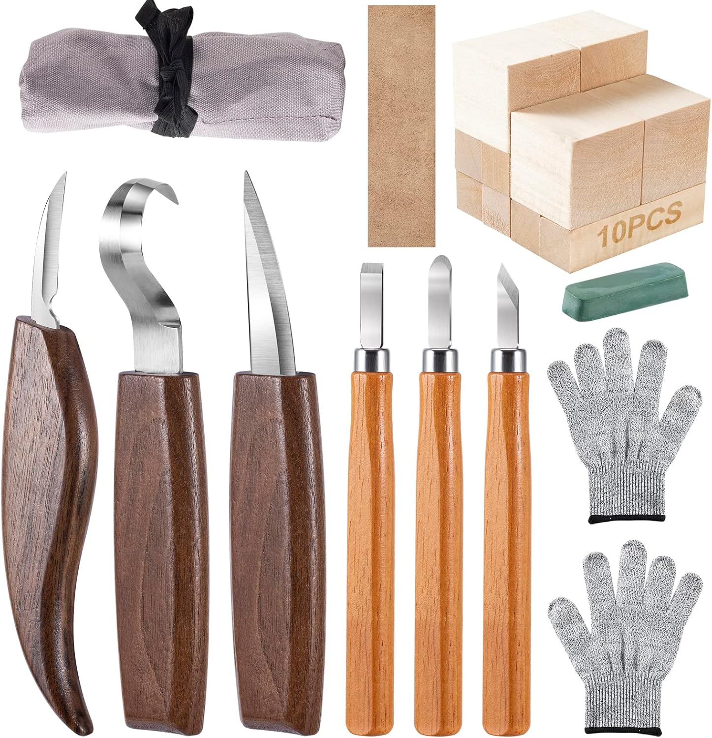 Wood Carving Tools 20 Pcs Wood Carving Kit Beginners Wood