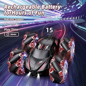 Amazon.com: Jovow RC Stunt Car, 2.4GHz 4WD Gesture Sensing