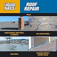Vista 5 de Liquid Nails Reparación de techos (RR808), 10.3 oz