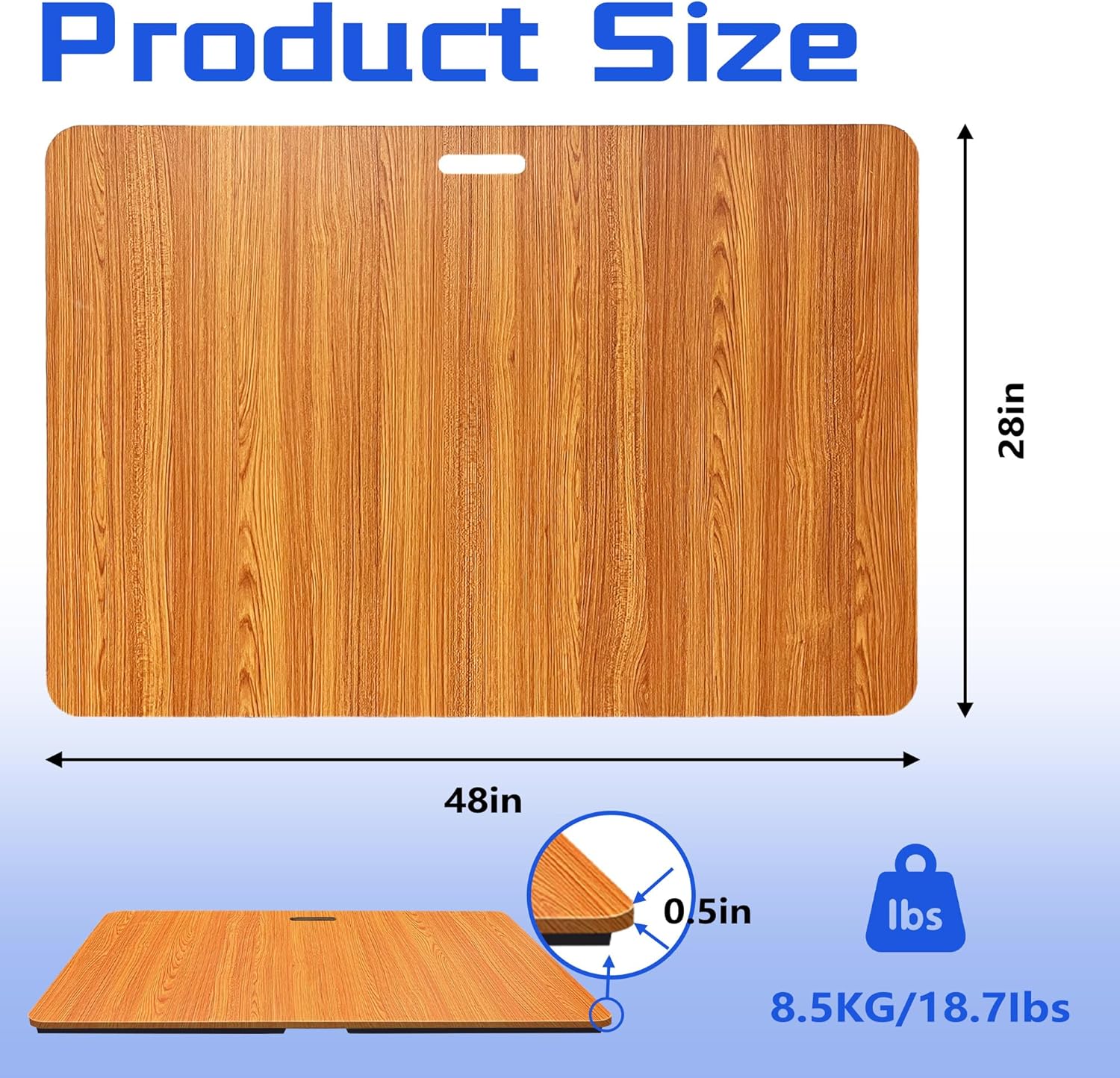 Tap Dance Floor, Portable Dance Floor, Professional Tap Board for Tap Dancing, Cushioned Base Dance Practice Floor, 47'' x 27''