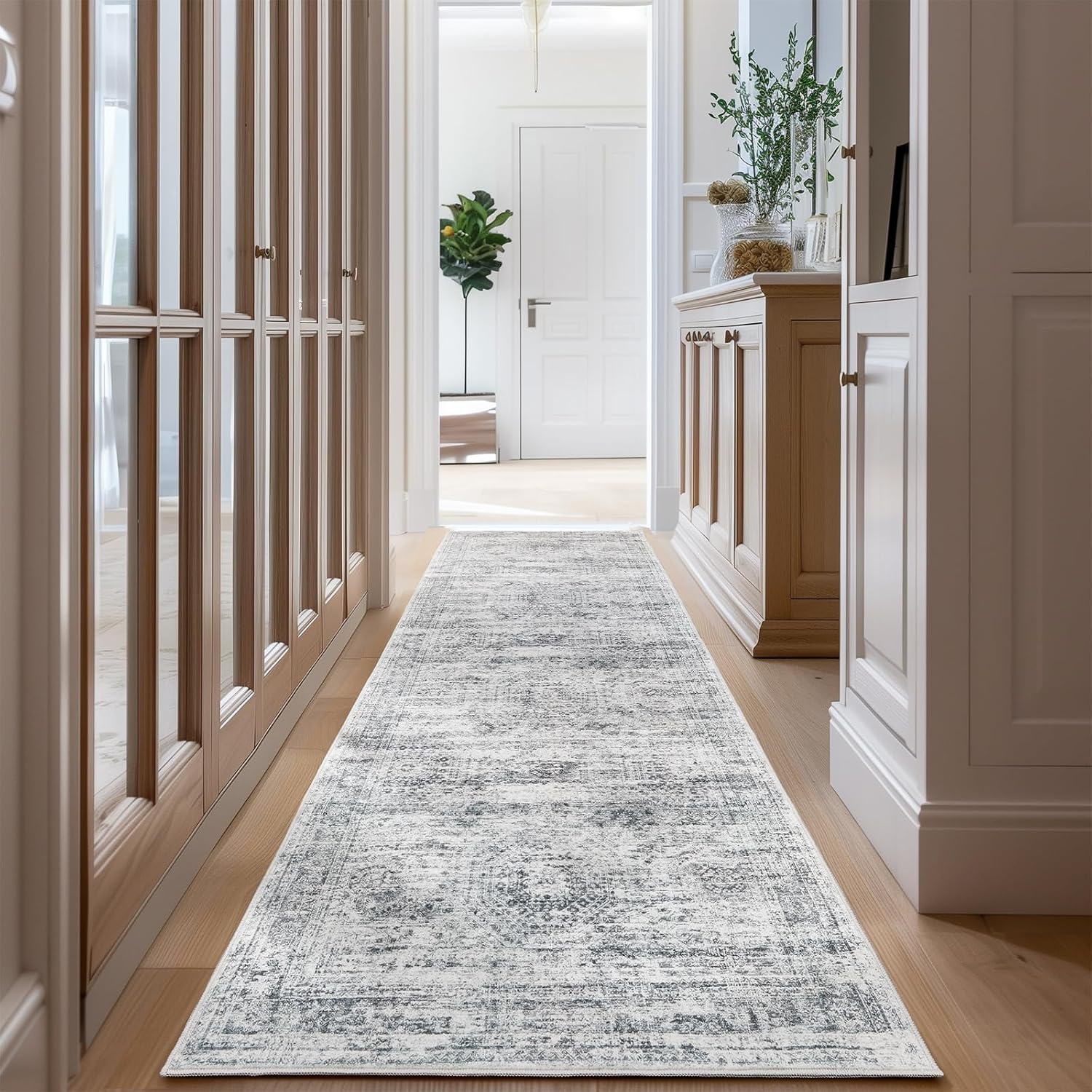 Amazon.com: Restydon Long Bathroom Rugs Runner - Washable Rug for ...
