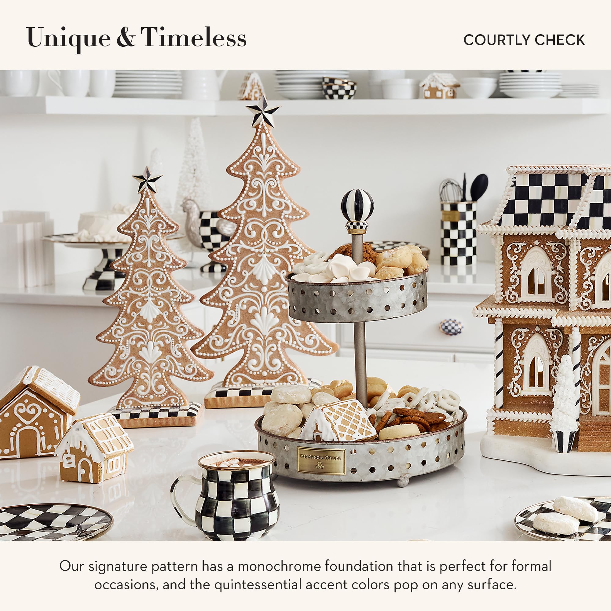 Amazon.com: MACKENZIE-CHILDS Gingerbread Cookie Tabletop