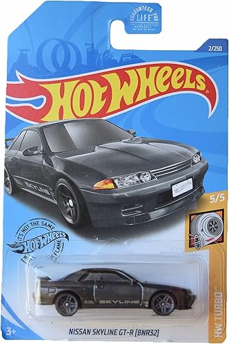 Hot Wheels Nissan Skyline GT R, [Gris] 2/250 Turbo 5/5