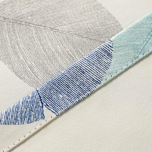 Miniatura 7 de Leeva Cortinas opacas para puerta corredera, cortinas de bloqueo de luz con hojas de serie azul, cortinas pesadas para ventanas de guardería, 2