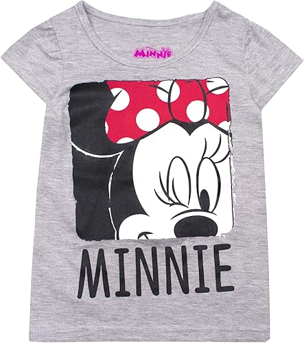 Miniatura 2 de Disney Girls Minnie Mouse 3 Pack T-Shirts for Toddler and Little Kids,