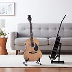 Amazon Basics Adjustable Folding Guitar Stand, Fully Assembled - For School Music Program, Concerts & Multiple Users