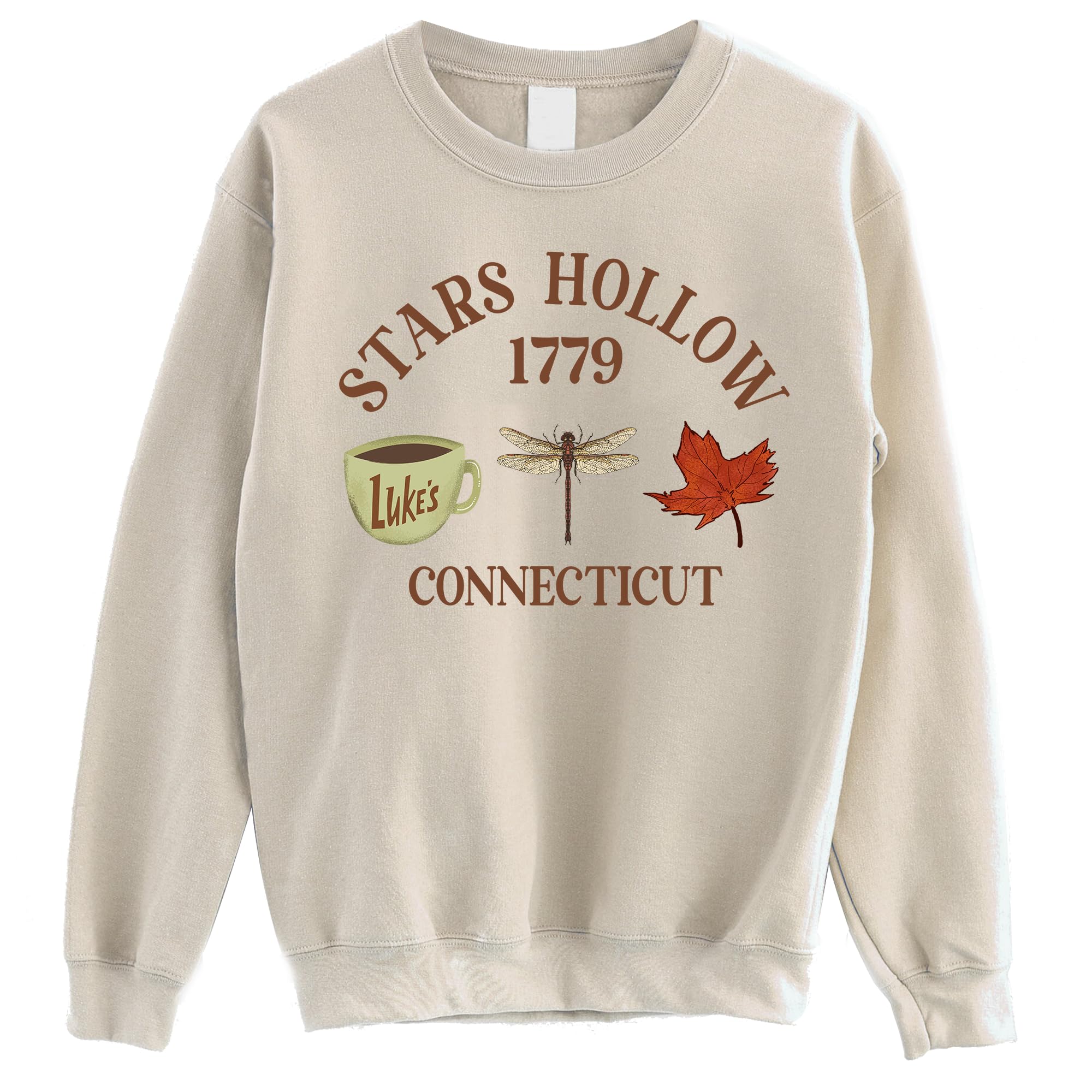 Stars Hollow Connecticut Crewneck Sweatshirt - Fall Vibe Sweater for Fans