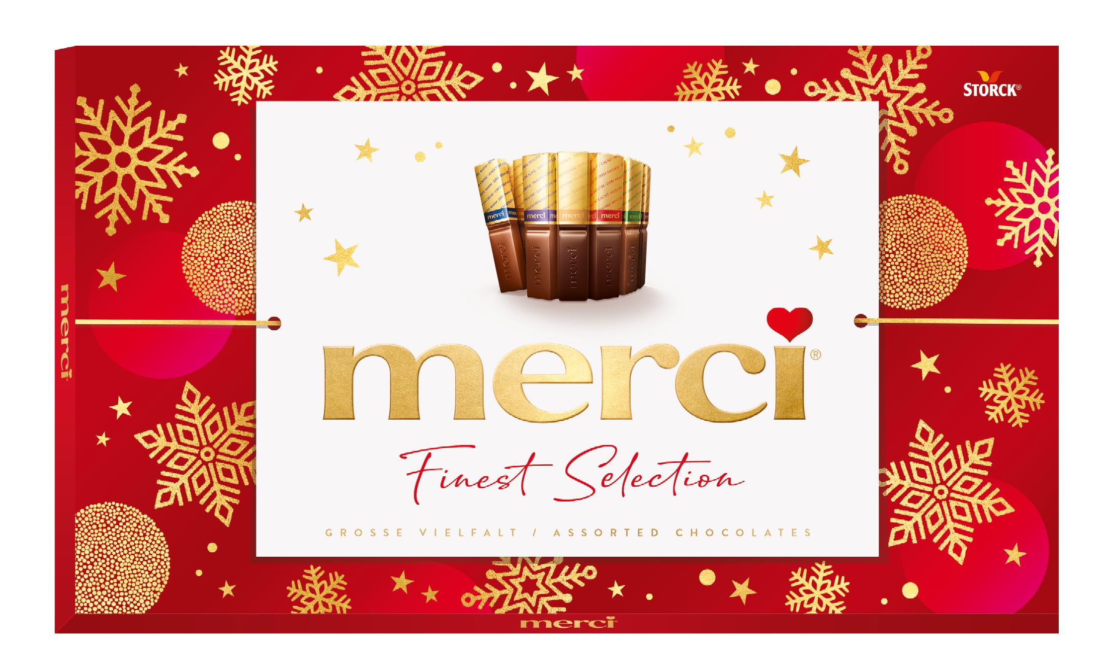 merciFinest Milk & Dark Chocolate Variety Pack, Premium Selection, Gluten-Free, 400 g (Pack of 1)