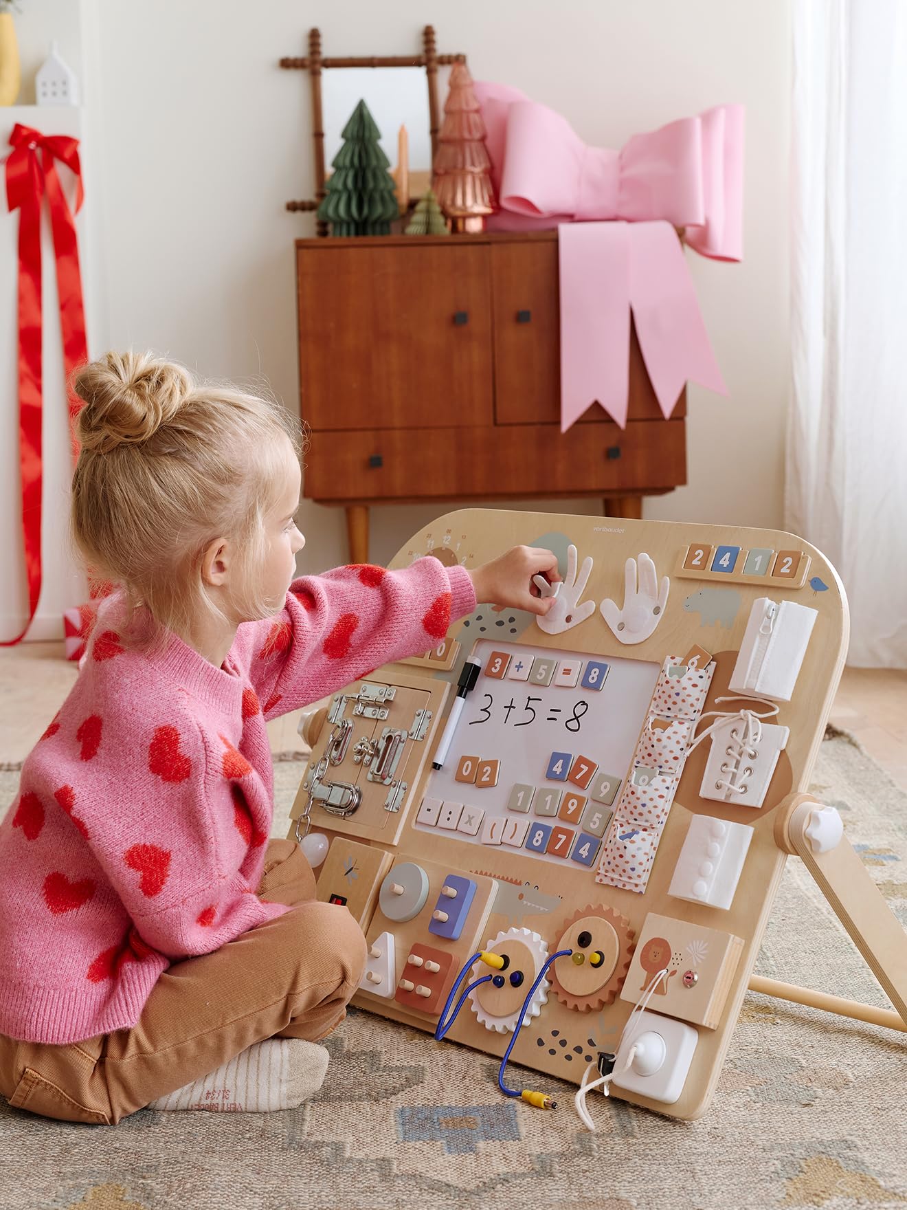VERTBAUDET Planche d'apprentissage Multi activités en Bois FSC® Bois TU