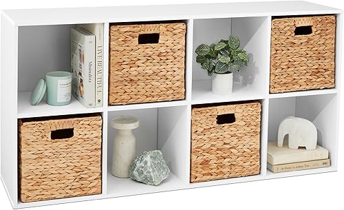 Best Choice Products Estante de almacenamiento de 8 cubos de 11 pulgadas, sistema de estantería organizadora para guardería, habitación de los